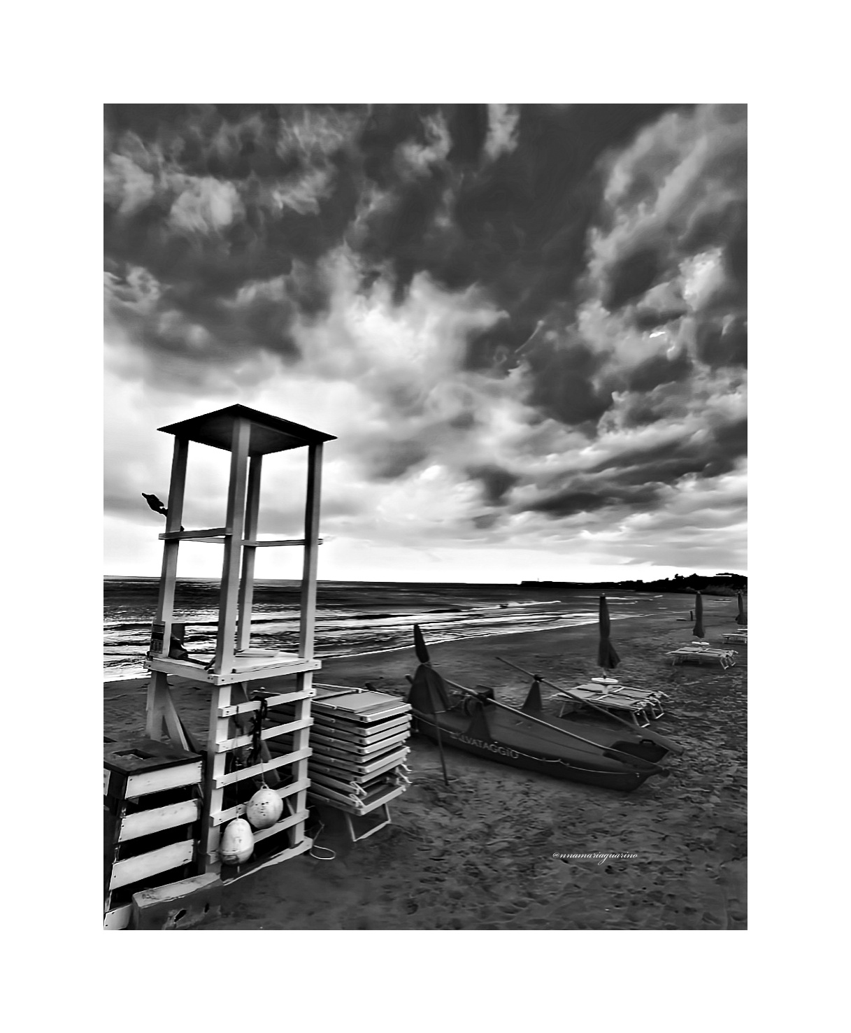 Il mare , l'aria ed il vento. 